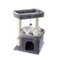 Indoor Cat Tree Tower with Double Perches and Cozy Condo-My Little Pet