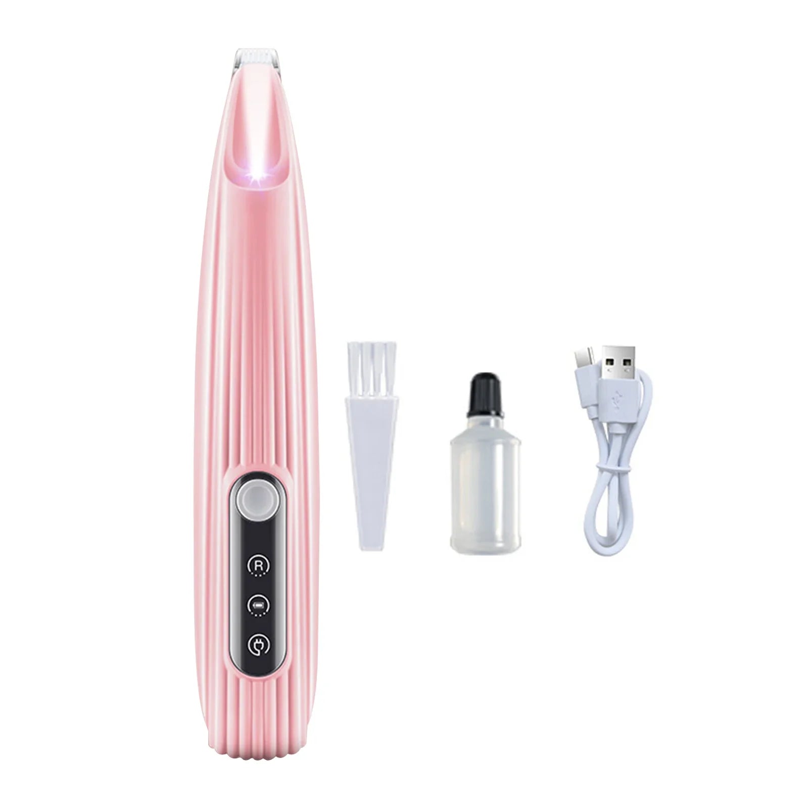 Portable Dog Paw Trimmer with Led Light Rechargeable Cordless Nail Grinder Shaver for Cats And Other Pets Nail Grooming Tools - My Little Pet