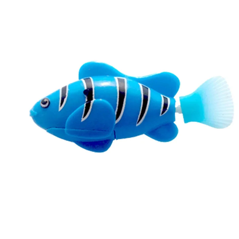 Interactive LED Swimming Robot Fish Toy for Cats-My Little Pet