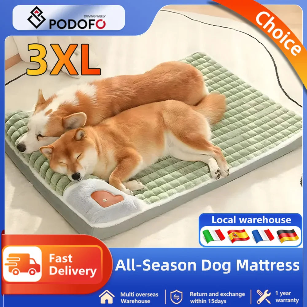 Podofo All-Season Comfort Pet Bed with Removable Washable Mat-My Little Pet