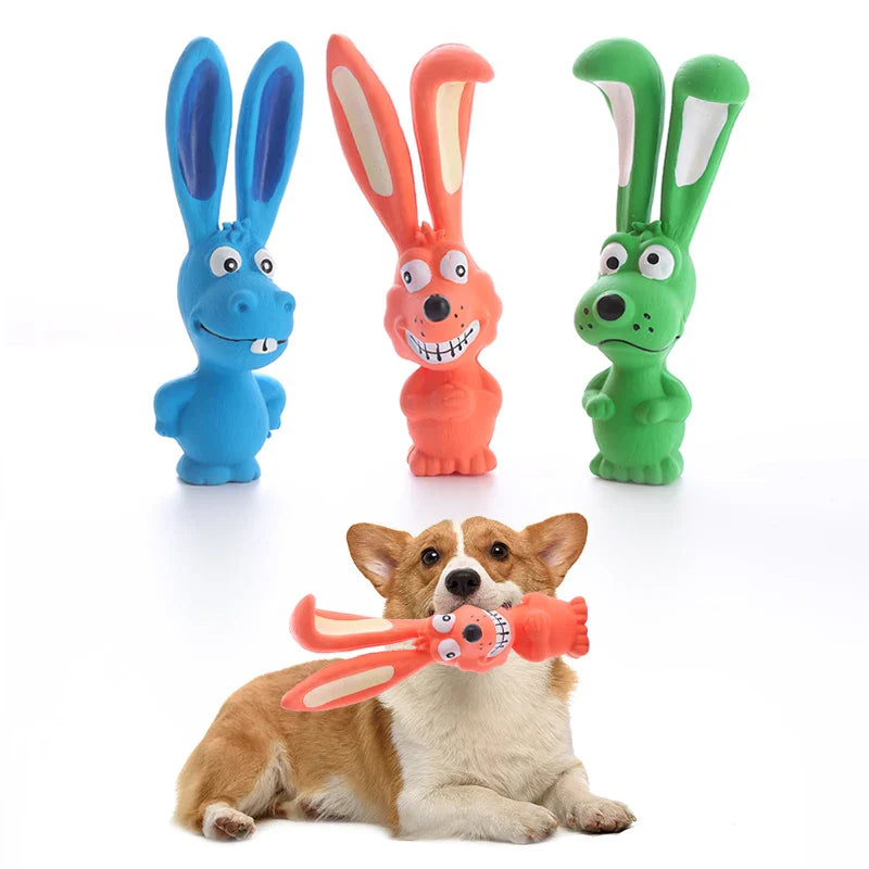 Naughty Rabbit Latex Dog Chew Toy-My Little Pet