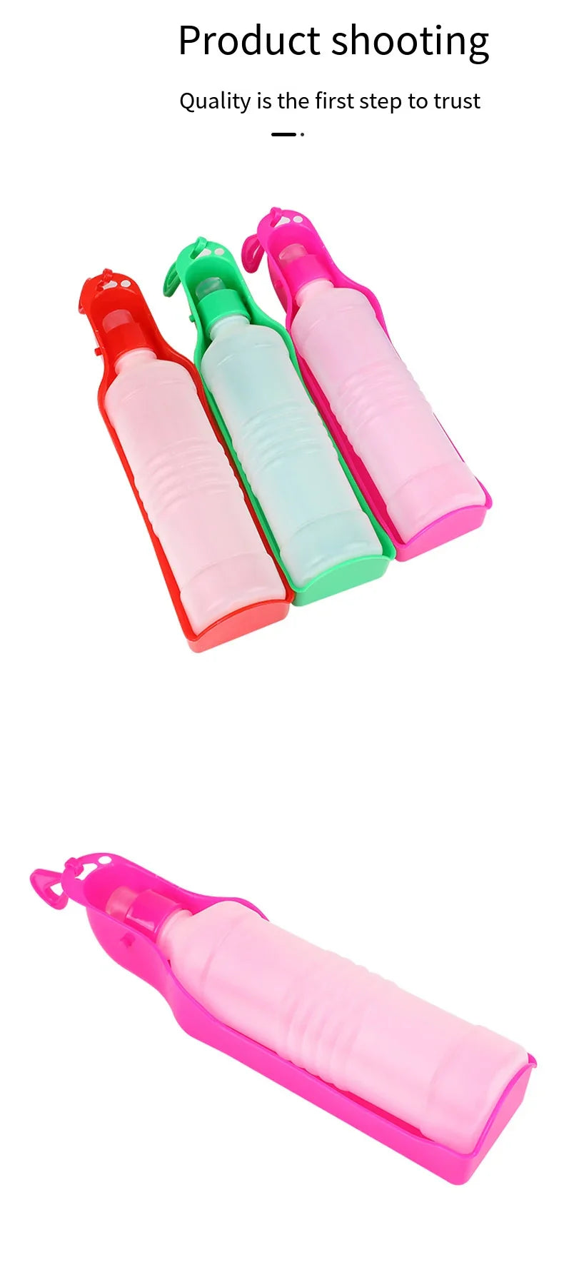 Portable Foldable Water Bottle for Dogs, 250ml-My Little Pet