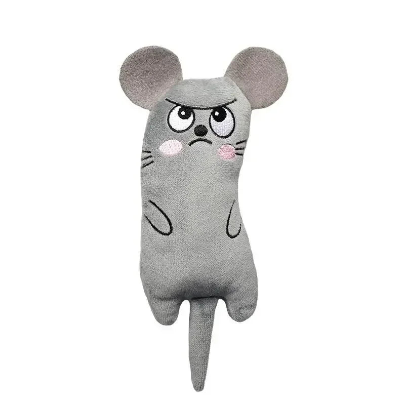 Interactive Plush Catnip Toy – Funny Teeth Grinding and Chewing Toy for Kittens-My Little Pet