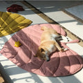 Breathable Leaf-Shaped Pet Mat - Washable and Eco-Friendly for Dogs and Cats-My Little Pet