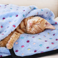 Cozy Dot Pattern Coral Fleece Pet Blanket for Cats and Dogs-My Little Pet