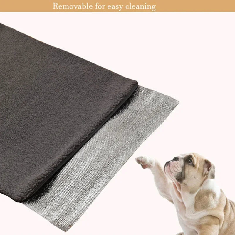 Self-Warming Pet Mat for Dogs and Cats - Thermal Bed Pad for Indoor and Outdoor Use-My Little Pet