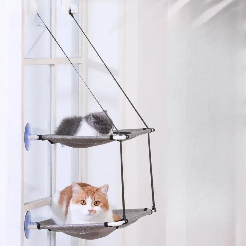 Cat Window Hammock – Sunny Seat with Suction Cup Mount-My Little Pet