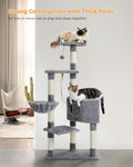 Multi-Level Cat Tree with Condo and Scratching Posts-My Little Pet