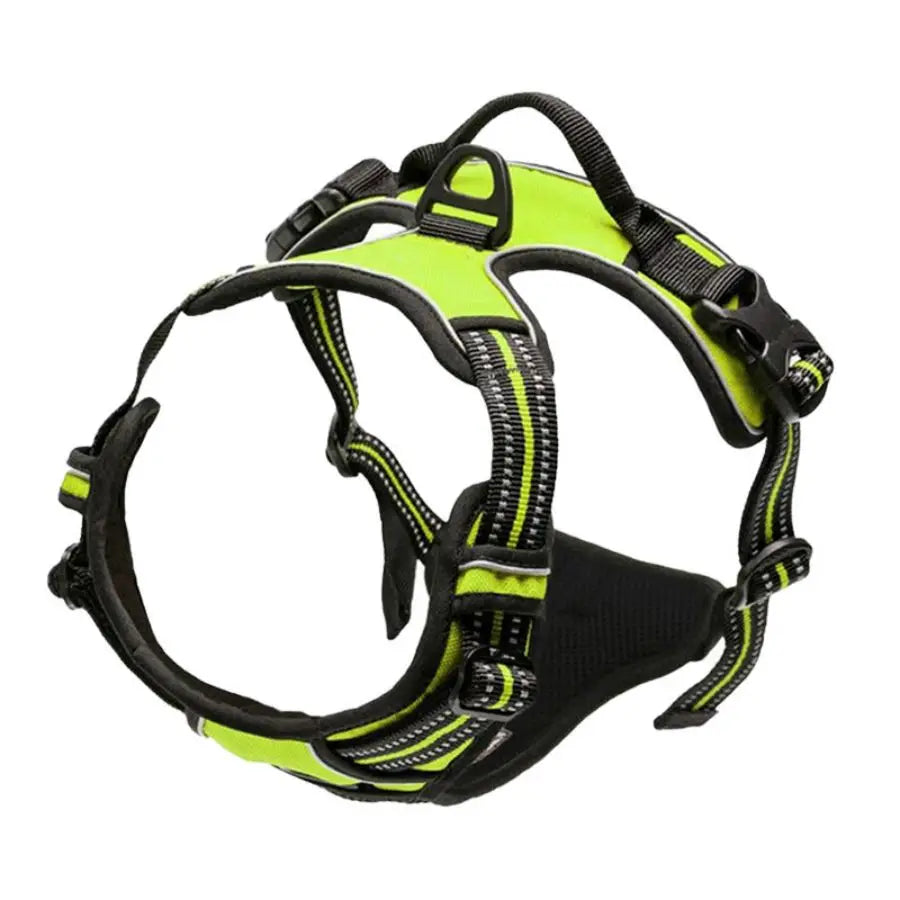 Heavy-Duty Reflective Dog Harness with Front Clip and Easy Control Handle-My Little Pet