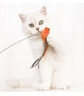 Interactive Feather Teaser Cat Toy with Bell and Suction Cup-My Little Pet