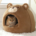 Soft Cat House for Winter Warmth-My Little Pet