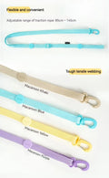 Macarone Color Pet Harness and Leash Set for Small Dogs and Cats-My Little Pet