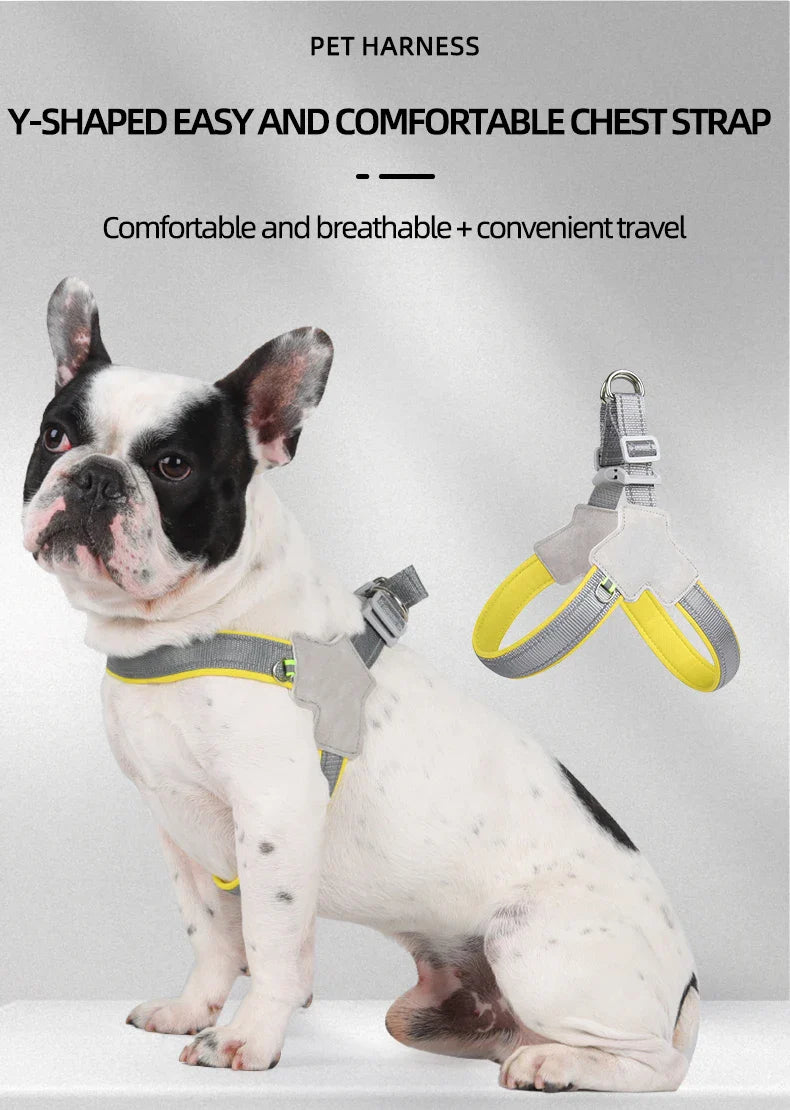 Reflective Adjustable Harness for Small to Medium Dogs and Cats-My Little Pet