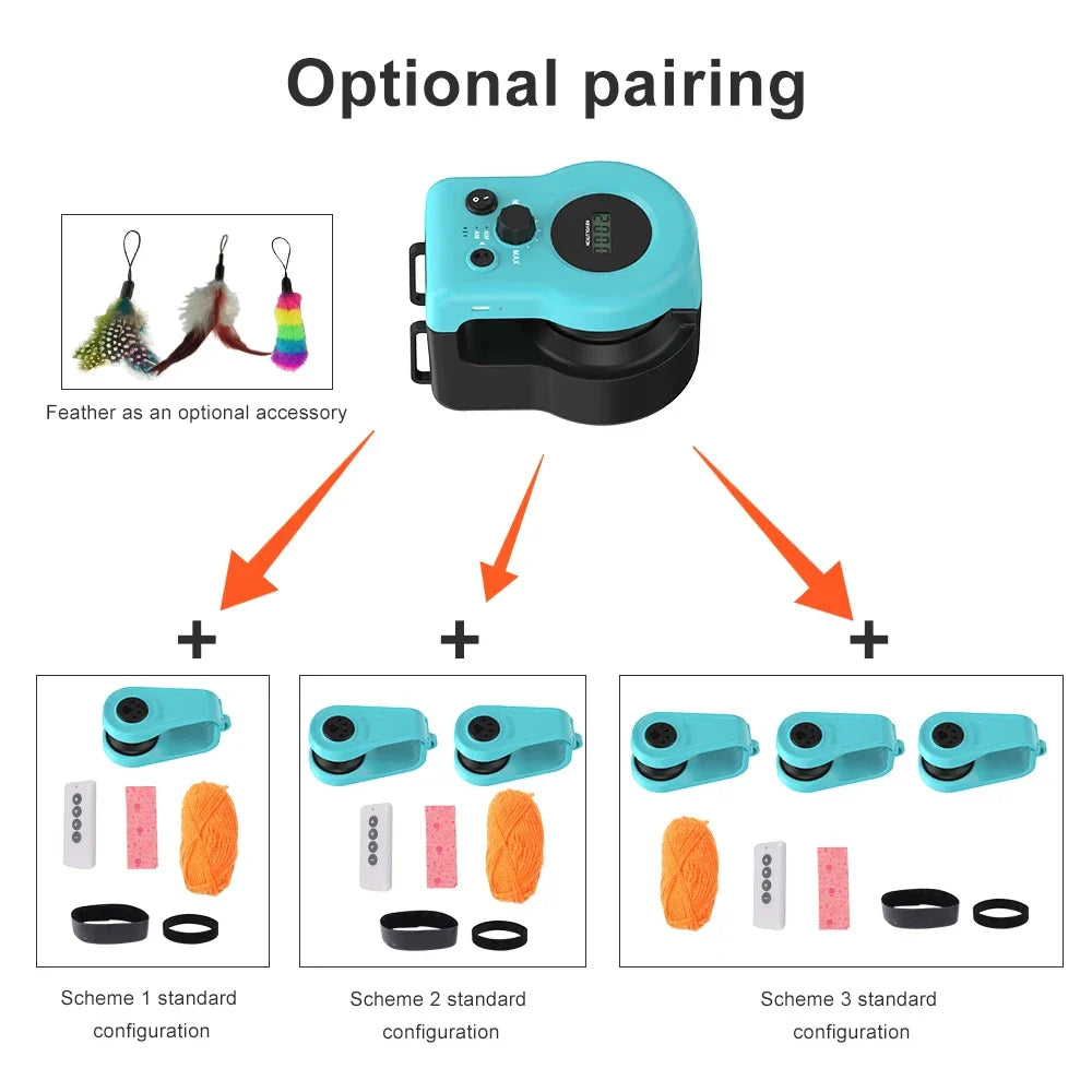 Interactive Cat Toy Wheel - Adjustable Speed Treadmill with Simulated Hunting for Indoor Cats-My Little Pet