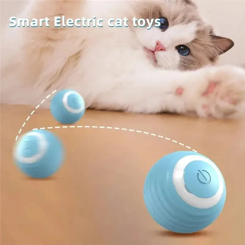 Smart Electric Cat Toy Ball – Interactive and Stress-Relieving-My Little Pet