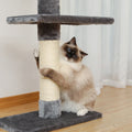 Floor-to-Ceiling Cat Tree - 228-274cm Tall Cat Climbing Tower-My Little Pet