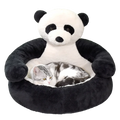 Cozy Semi-Enclosed Bear-Shaped Pet Bed for Dogs and Cats-My Little Pet