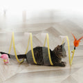 Interactive Cat Tunnel with Toys - Collapsible Play Tube for Kittens-My Little Pet