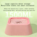 Anti-Spill Pet Water Fountain with Slow Drinking Feature and Removable Filter-My Little Pet