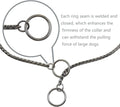 Premium Plated Stainless Steel Dog Training Choke Collar-My Little Pet