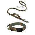 Adjustable Tactical Dog Collar with Matching Leash Set - Durable Nylon for Training and Walking-My Little Pet