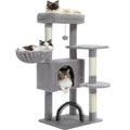 Plush Cat Tree Tower with Cozy Hammock and Scratching Posts-My Little Pet