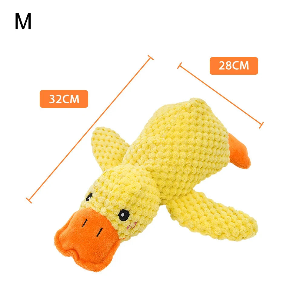 Interactive Quacking Duck Dog Toy - Durable Chew and Molar Toy for All Dog Sizes-My Little Pet