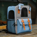 Portable Pet Backpack for Dogs and Cats - Breathable Travel Carrier with Large Capacity-My Little Pet