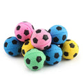 10-Pack Colorful Foam Soccer Ball Cat Toys-My Little Pet