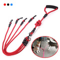 Dual-Head Nylon Dog Leash for Multiple Dogs-My Little Pet