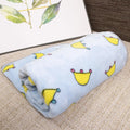 Cozy Flannel Pet Blanket for Dogs and Cats - Winter Warmth with Cartoon Designs-My Little Pet