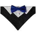 Elegant Adjustable Dog Tuxedo Collar with Bow Tie for Special Occasions-My Little Pet