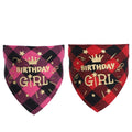 NONOR Cotton Pet Bandanas - Birthday Triangular Scarf Collar for Dogs and Cats-My Little Pet