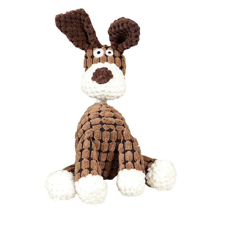 New Fun Plush Vocal Dog Toy – Durable Chew Toy for Intense Chewing & Interactive Play-My Little Pet