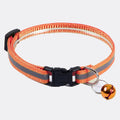 Adjustable Reflective Pet Collar with Bell for Dogs and Cats-My Little Pet