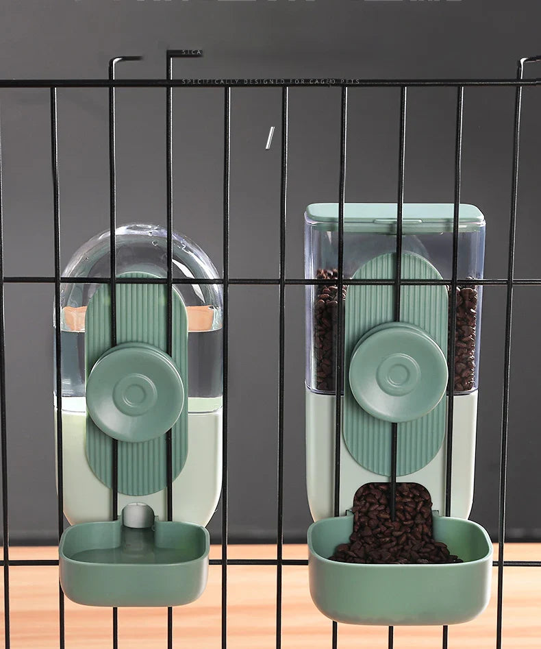 Automatic Pet Feeder and Water Dispenser for Small Dogs and Cats-My Little Pet