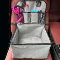 Deluxe Dog Booster Car Seat with Storage Pockets for Small to Medium Dogs-My Little Pet