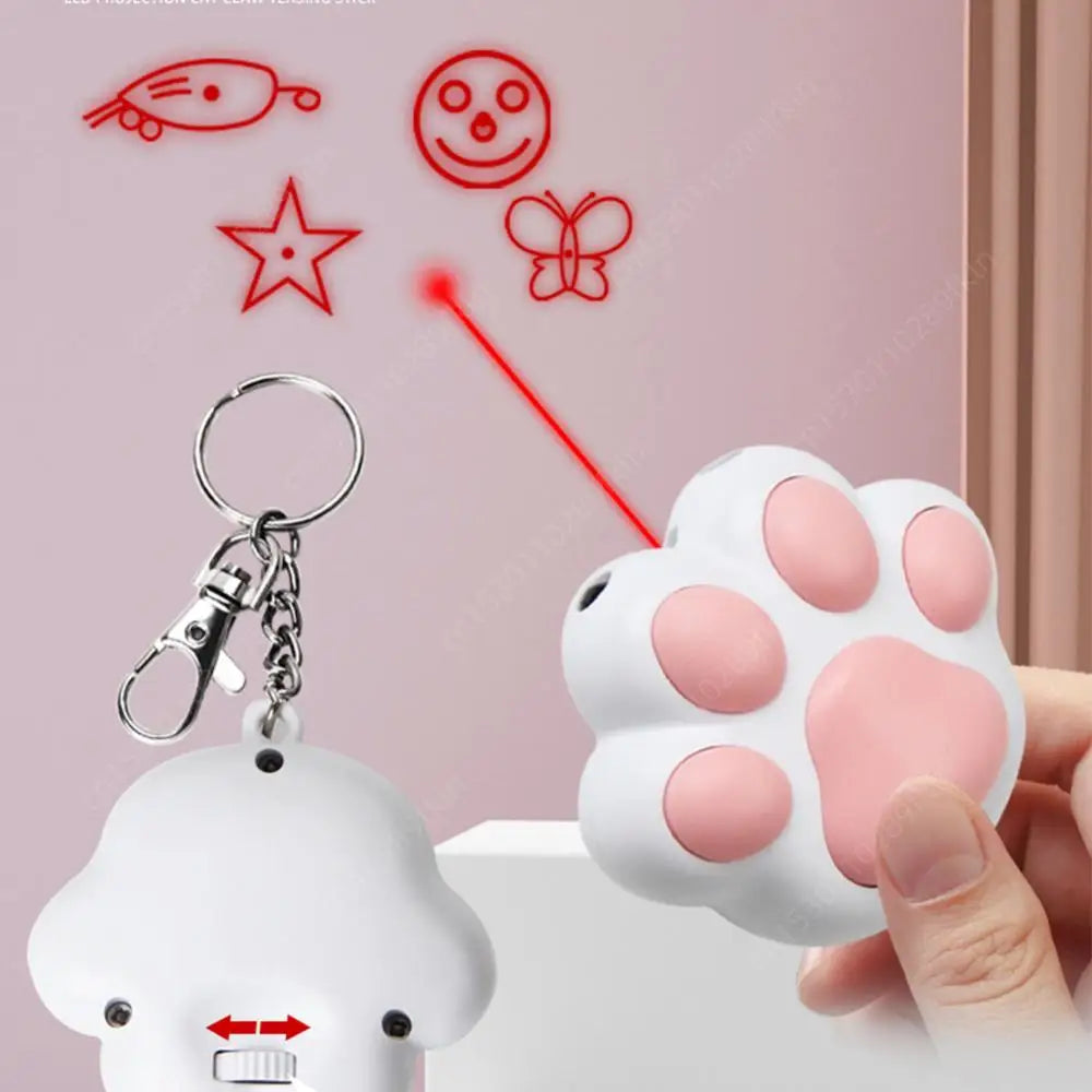 Interactive Laser Cat Toy with USB Charging and 5 Pattern Options-My Little Pet