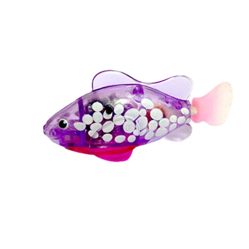 Interactive LED Swimming Robot Fish Toy for Cats-My Little Pet