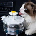 Flower Design Cat Water Fountain with Filter-My Little Pet