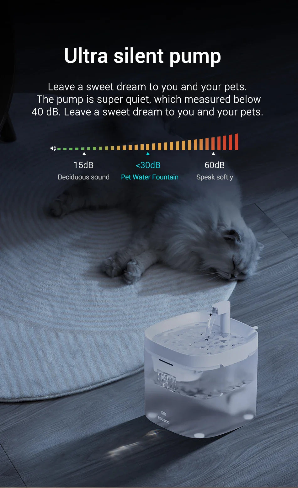 Transparent Automatic Water Fountain for Pets-My Little Pet