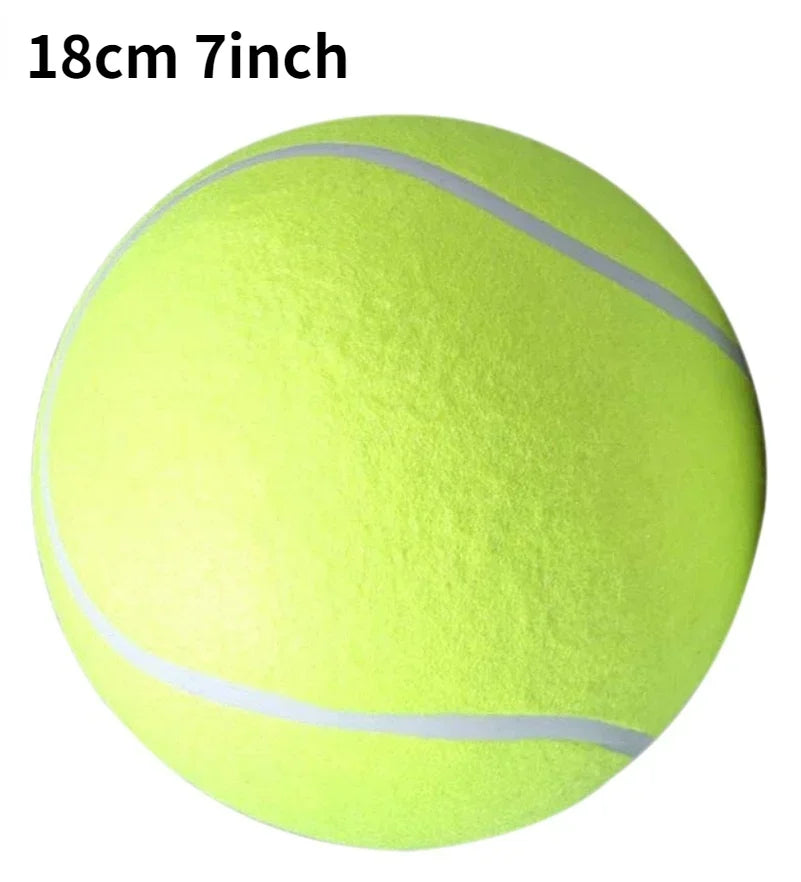 Large Durable Dog Tennis Ball - Giant Interactive Pet Toy for Training and Play-My Little Pet