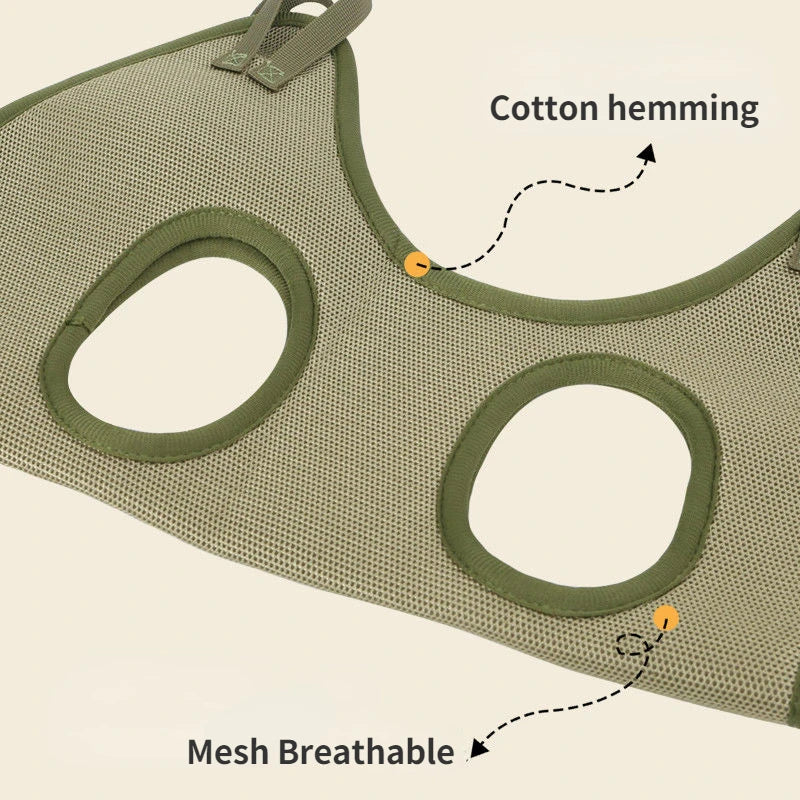 Cat Grooming Hammock with Anti-Scratch Bite-Resistant Design-My Little Pet