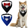 Elegant Adjustable Dog Tuxedo Collar with Bow Tie for Special Occasions-My Little Pet