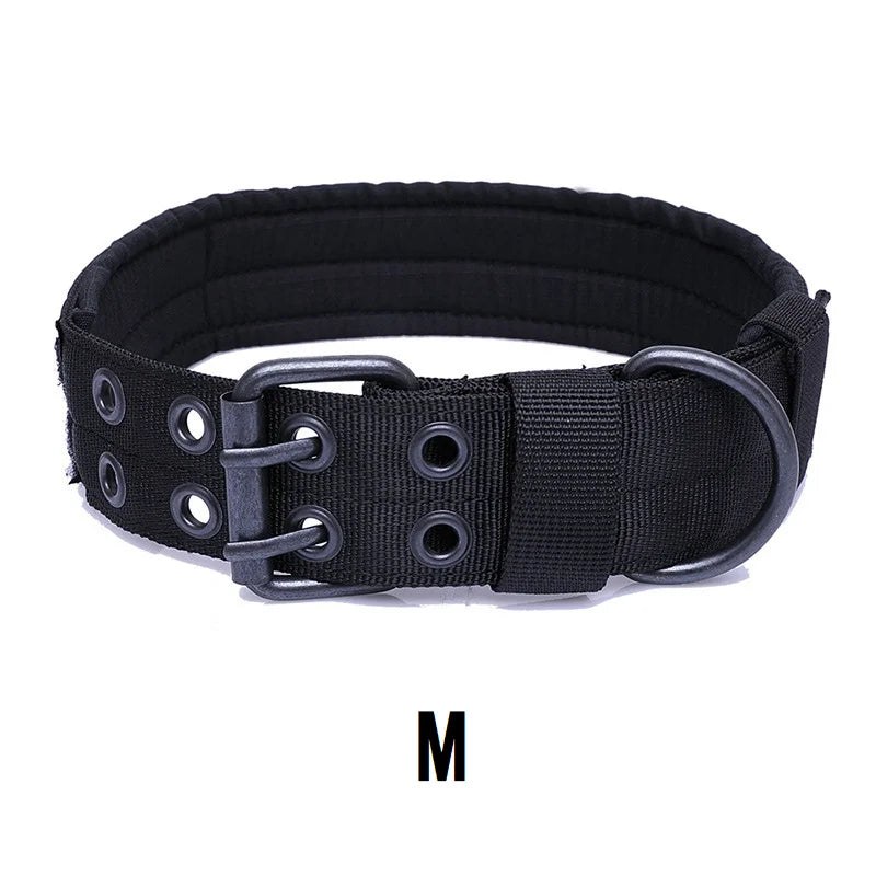 Adjustable Tactical Dog Collar for Medium to Large Breeds-My Little Pet