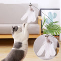 Interactive Cat Feather Toy with Suction Cup Base-My Little Pet