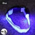 Reflective LED Dog Collar - USB Rechargeable and Button Battery Options-My Little Pet