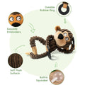 Interactive Plush Monkey Chew Toy for Small Dogs-My Little Pet