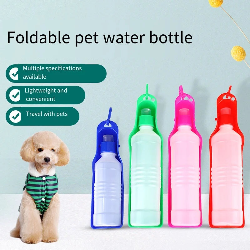 Portable Foldable Water Bottle for Dogs, 250ml-My Little Pet