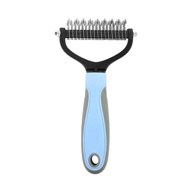 Pet Grooming Dematting Comb for Cats and Dogs, Hair Removal Brush for Long and Short Hair - My Little Pet